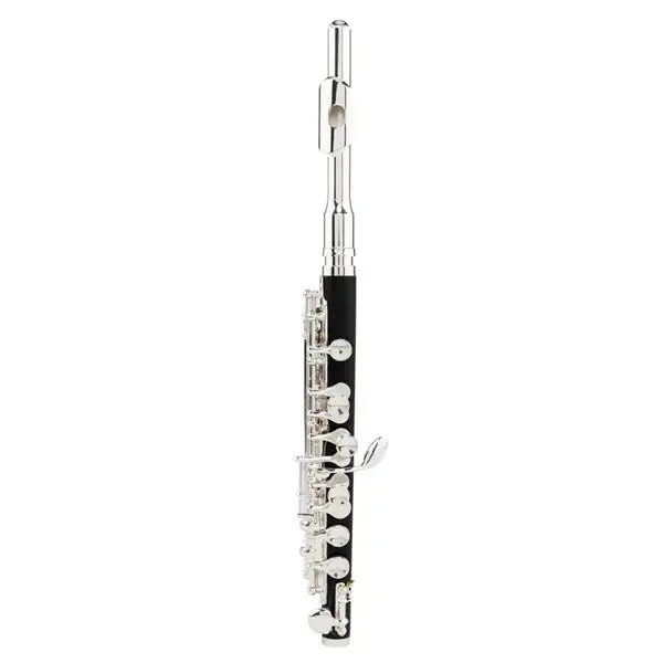 

Cupronickel C Open Hole Concert Band Piccolo Silver Black instrument piccolo flute instrumentos musicales