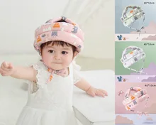 

1Pcs Anti-collision Baby Toddler Cap Adjustable Breathable Baby Anti-fall Head Protection Cushion Cap Helmet Children Care