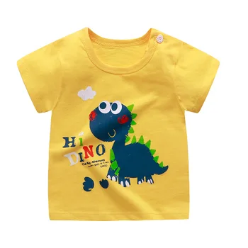 

Baby Boys Girls T-Shirt 2020 Casual Fashion Summer Toddler Cotton Style Short Sleeve O-Neck Print T-Shirts For 6M -7 Years Old