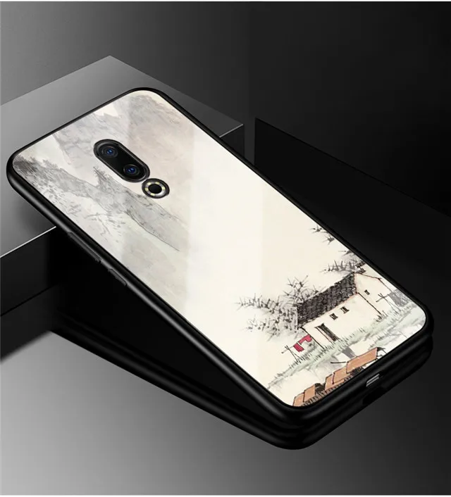 7 Для Meizu 15 чехол из закаленного стекла, жесткая задняя крышка для Meizu 15 Plus, чехол 15 Plus, мягкий бампер для Meizu15, защитный чехол s - Цвет: 7