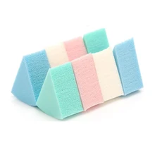 Треугольная форма конфеты Цвет Мягкая Волшебная Очищающая подушка для лица Косметическая пуховка 8 шт./упак. спонж для очищения кожи смывание макияжа с лица Губка
