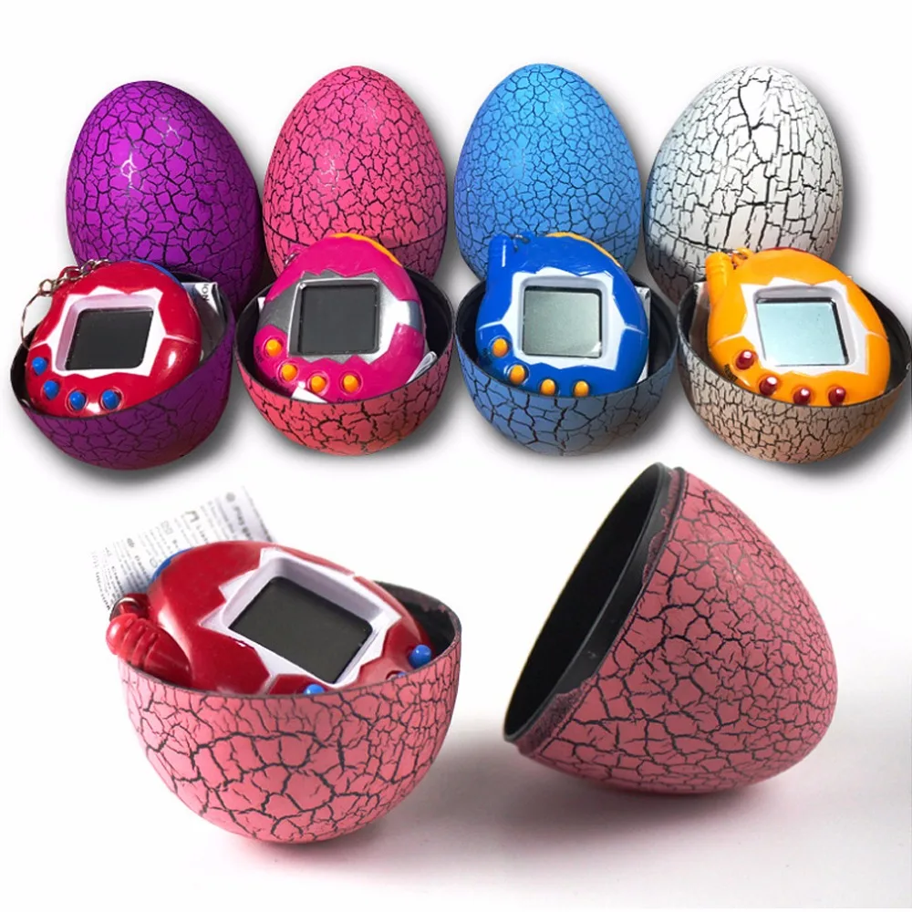 Мультяшный электронный питомец Мини Ручной цифровой Виртуальный игровой автомат детские игрушки яйцо