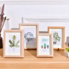 

40%HOTAnti-scratch Wood Picture Frame Eye-catching High DefinitionS1 Glass Photo Holder Home Decoration
