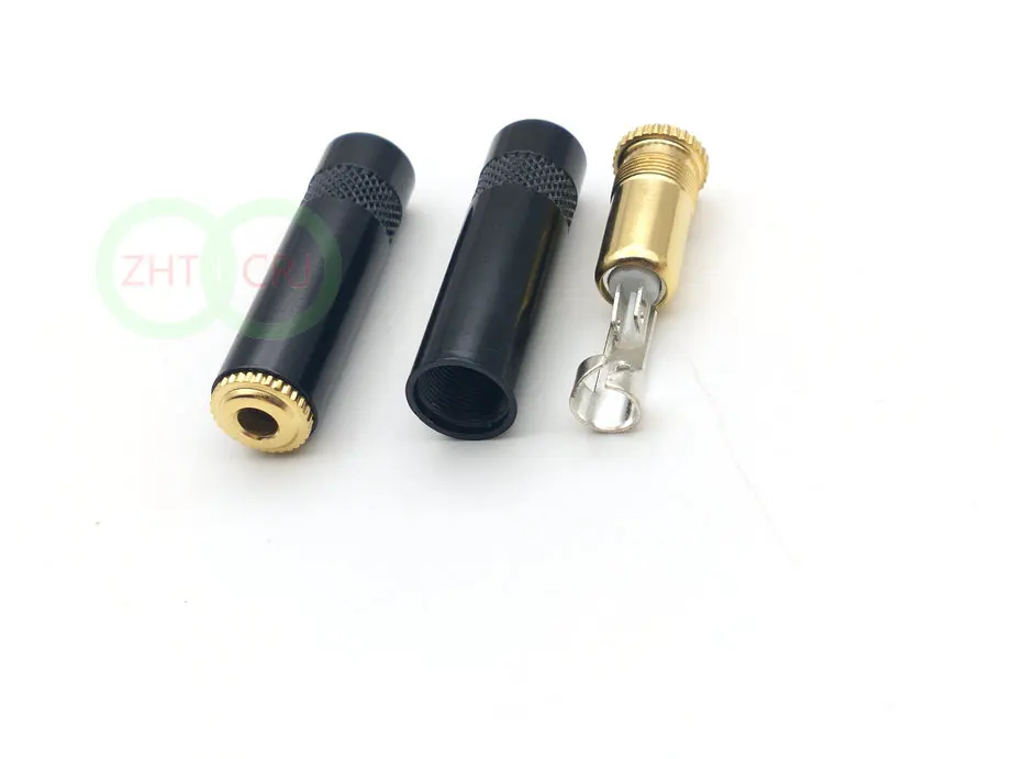 500PC 5 Pin 2 5mm Mono Jack Socket Panel Mount Soldering For 2 5mm Headphones