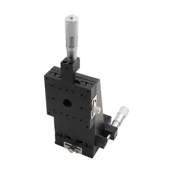 

SEMXYZL80-ACR XYZ Cross Roller Linear Stages High Accuracy Lift Linear Motion Manual Stage Fine Tuning Slide Table 80*80mm