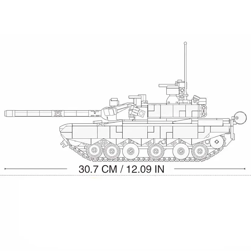 Военная армия Второй мировой войны WW2 полиция спецназ Солдат Германия sturmgeschultz III модель танка строительные блоки кирпичи детские игрушки