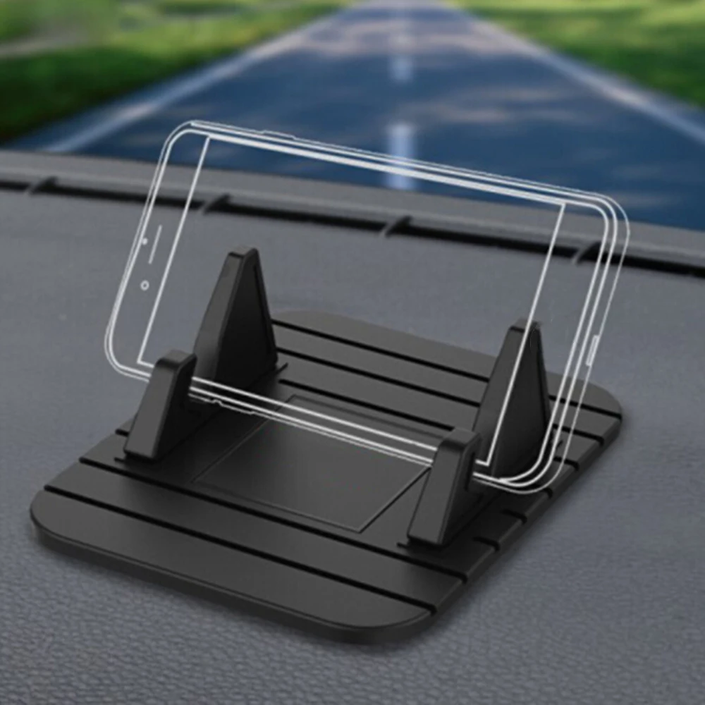 

Universal Car Phone Holder Silicone Mobile Phone GPS Holder Mount Stand Desk Bracket For Huawei Samsung iphone Holder On Desk