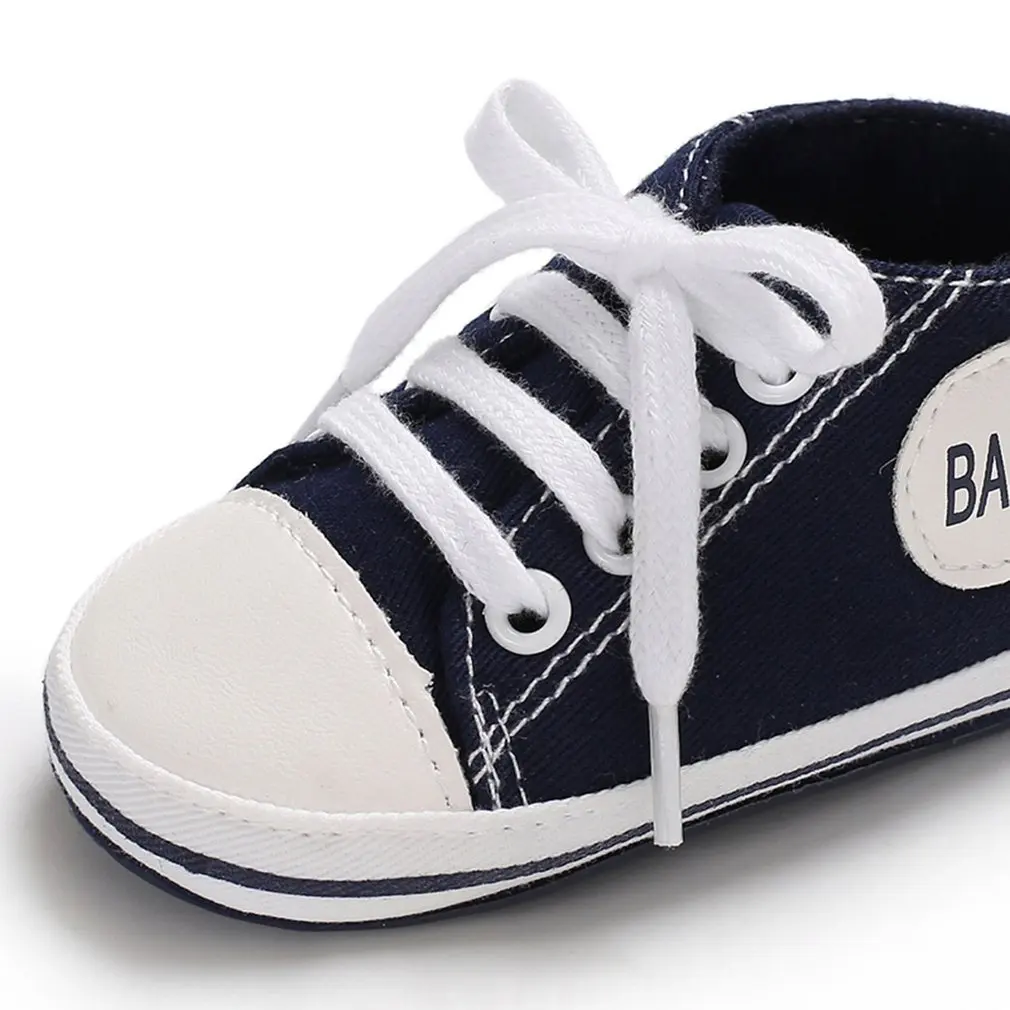 OUTAD Spring Autumn Anti-slip Soft Soles Sports Shoes Patchwork Prewalker Baby Unisex Slip-on Lace-up Infant Shoes New Sale