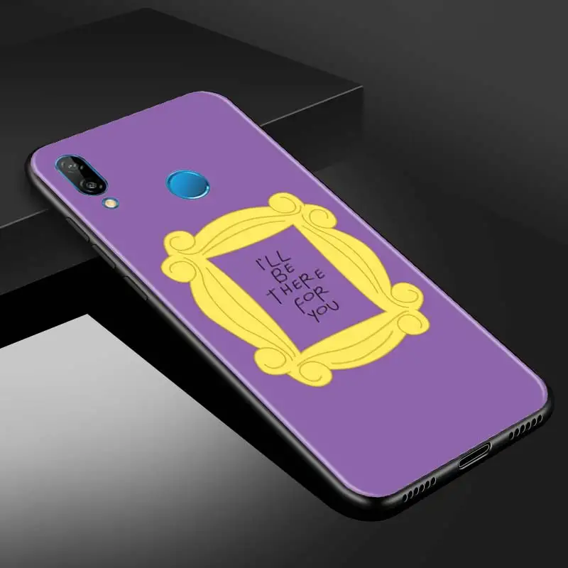 Silicone Cover Phone Case For Huawei Y7a Y9a Y8p Y8s Y6p Y5p Y9 Y7 Y6 2019 Friends TV Soft TPU Shell