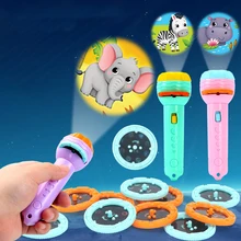 Lampe de poche pour bébé, projecteur, lampe torche, jouet d'éducation précoce pour enfants, cadeau d'anniversaire ou de noël