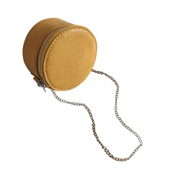 

Ladies Fashion Mini Shoulder Small Square Bag 2020 New Female Texture Wild Party Bag Fresh Student Chain Small Round Bag#BL1