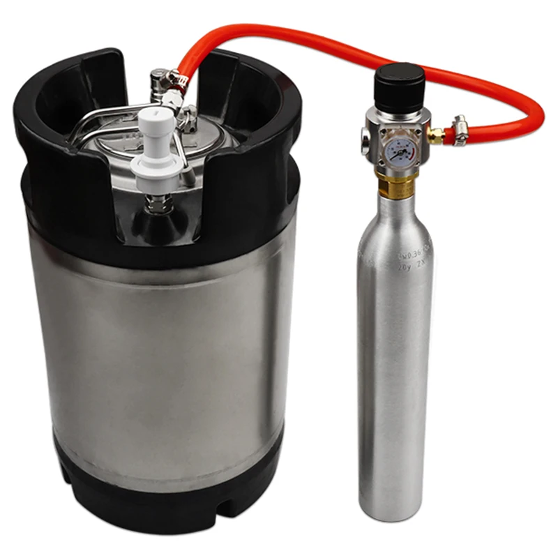 Мини CO2 газовый регулятор 0-90PSI бочонок зарядное устройство с клапаном выпуска для соды T21x4 Бутылка Разливного Пива Kegerator сода