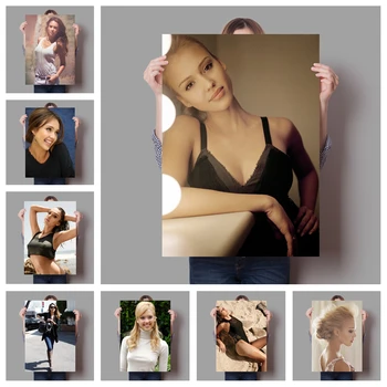 

Jessica Alba TV Movie Star Quality Wall Art Home Decor Canvas Painting Art Nordic Decoration Hotel Bar Cafe Living Room Poster