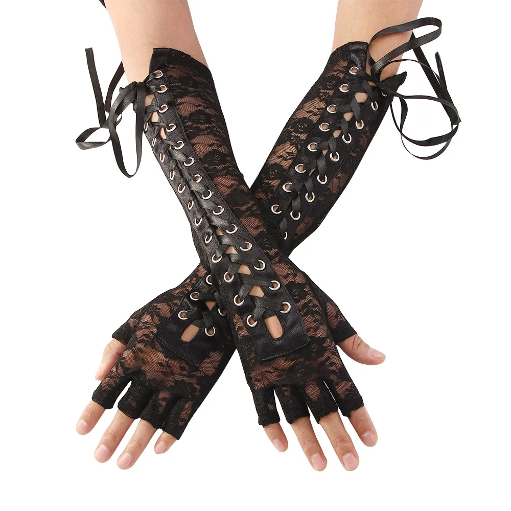 Latex Lace Gloves Accessories Gloves & Mittens Costume Gloves 