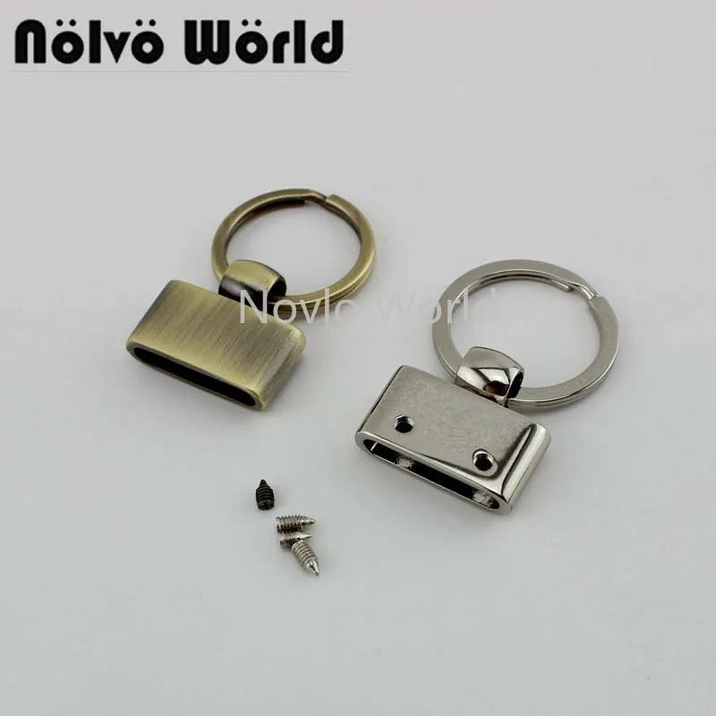 Мир Nolvo 5 20 100 шт 4 цвета 45*22 7 мм металлический брелок для ключей кольцо пряжки