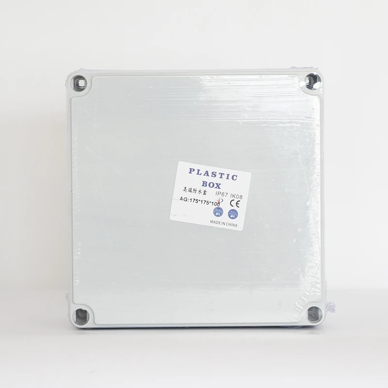 Коробки для электроники Электрический распределительный ящик пластиковый водонепроницаемый короб для электронного проекта автономный монтаж 175*175*100 мм
