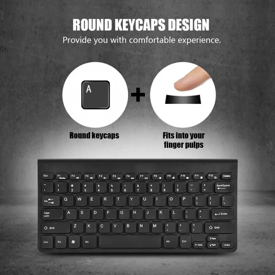 78 клавиш мини USB Проводная клавиатура мышь Набор для ноутбука ПК для работы в офисе/игр