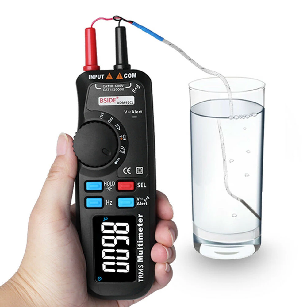 Tester Capacitance Digital Multimeter Auto-ranging Handheld Electrician Repair Multifunctional Tool High Accuracy Color Display