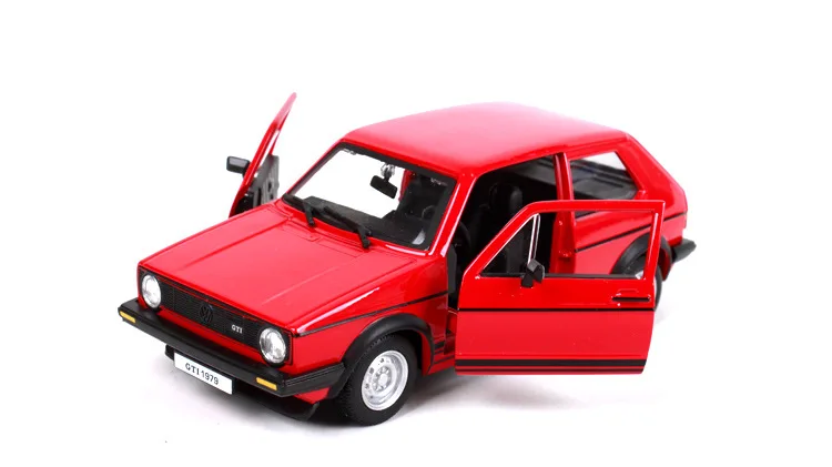 Продажа 1:24 VW Golf GTI 1979 сплав модель автомобиля, моделирование Литье металла под давлением модель автомобиля, коллекция Подарочная модель