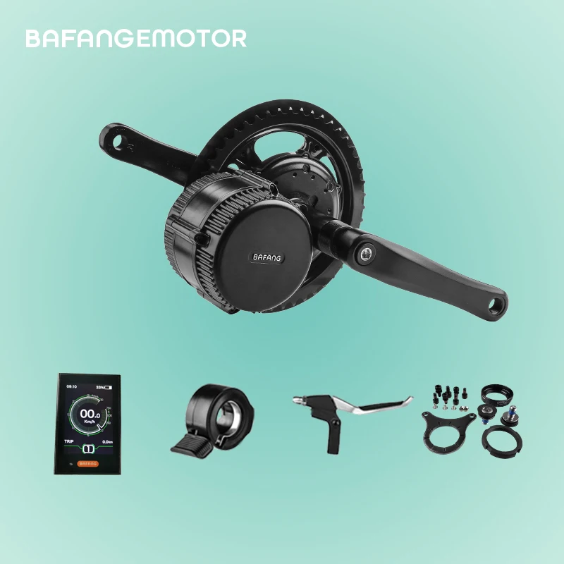 BAFANG BBS02 48 в 750 Вт Средний приводной коленчатый двигатель Bafang BBS02B 8FUN Φ C18 дисплей|crank