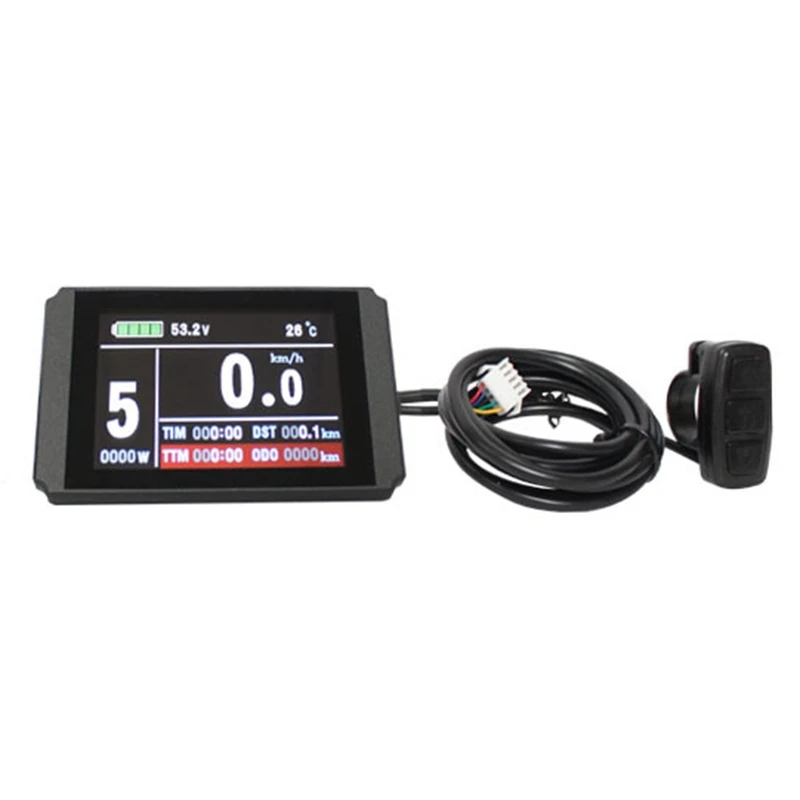 Электрический велосипед Ebike 24 в 36 48 KT LCD8HU дисплей USB Программируемый