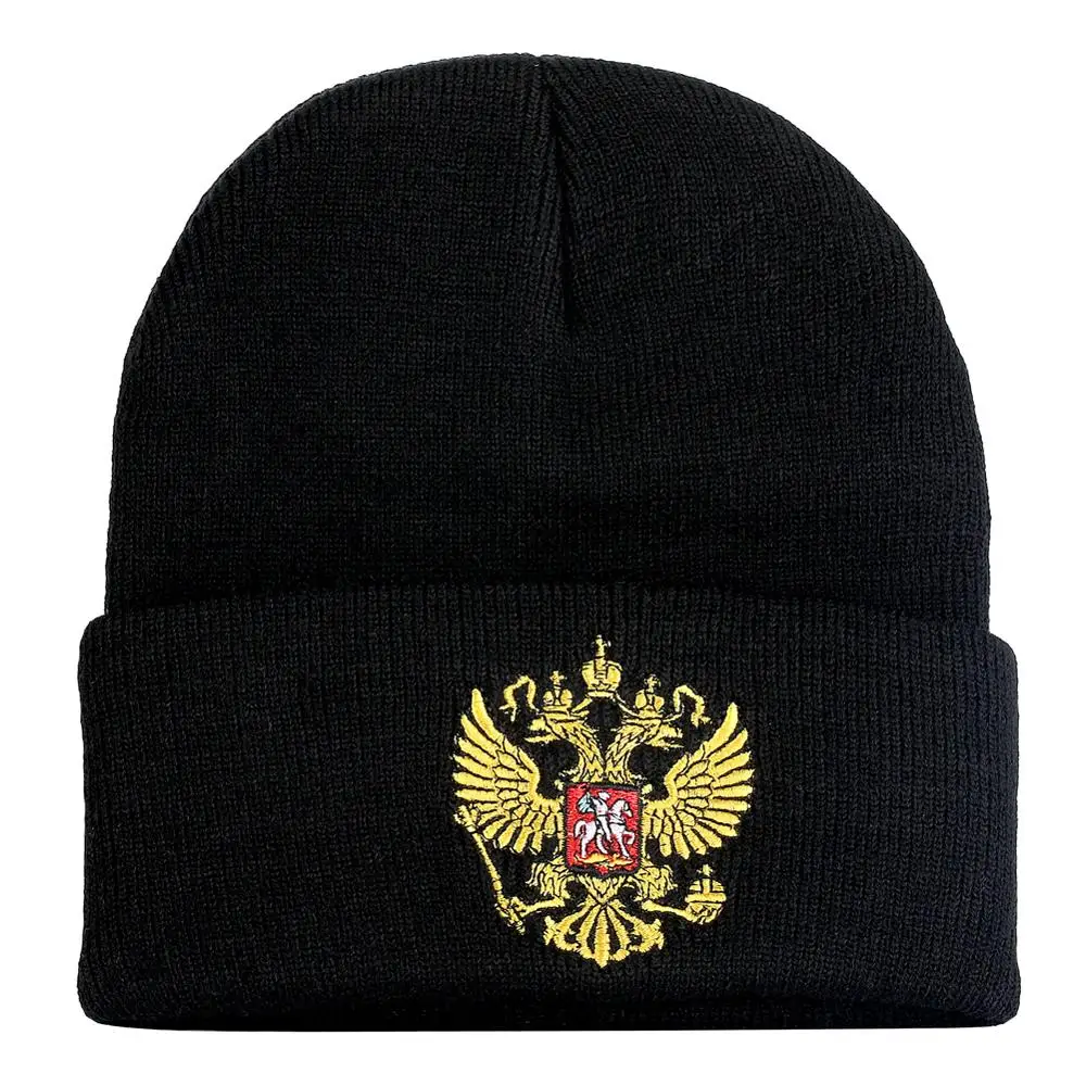 

Billie Eilish Hat Women Billy Cap Pompom Short children Turban Russia Badge Embroidery Winter Autumn Black Boy Cap knitted Hat