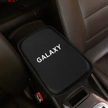 

Carbon Fiber Car Armrest Pad For Ford Galaxy Auto Seat Arm Rest Storage Protection Cushion Car Accessories 1Pc