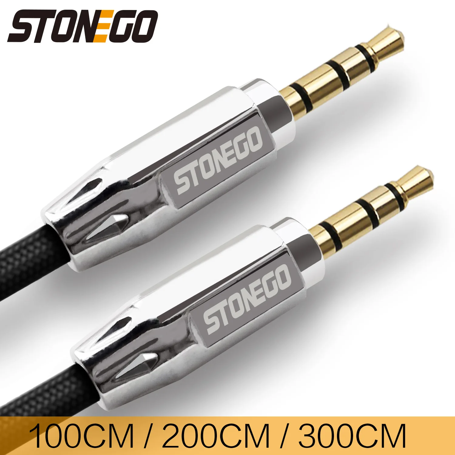 Аудиокабель STONEGO Jack 3 5 аудиокабель мм кабель Aux для iPhone 6 Samsung galaxy s8 автомобильные