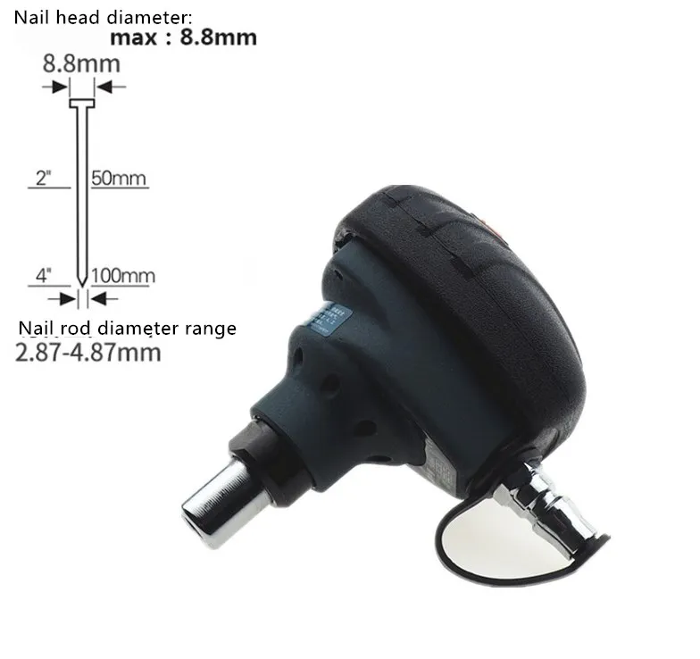 

Пневматический мини-гвоздезабивной пистолет, с эргономичным электромагнитным наконечником светильник гвоздезабивным пистолетом для деревообработки