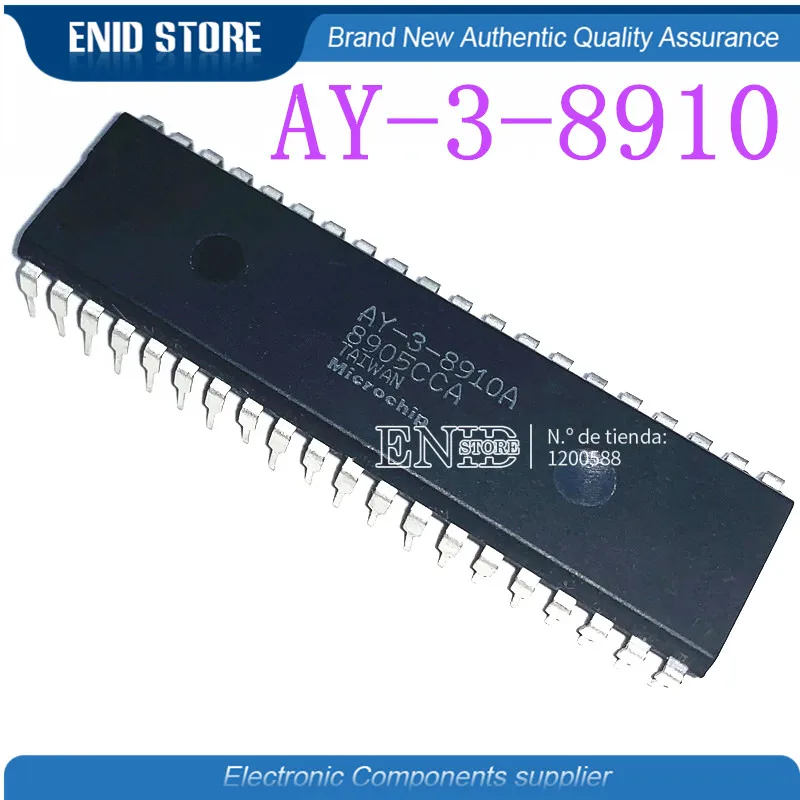 2 шт./лот Ай-3-8910 AY-3-8910A DIP-40 AY38910A/P интегральная микросхема IC | Электронные