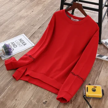 

2020 new women's autumn and winter loose and versatile fashion long-sleeved sweatshirt