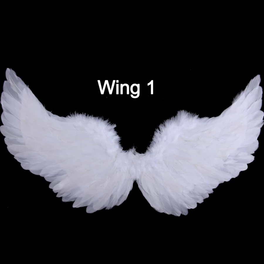 White Angel Girls Feather Tutu Dress Kids Halloween Birthday Party Costume Girl Christmas Nativity Dress with Wings Halo Outfit (8)