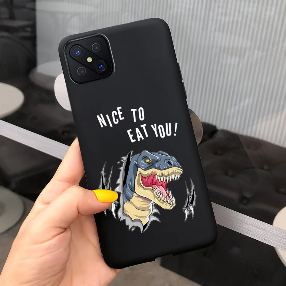 cases for oppo For OPPO Reno4 Z Case Cool Dinosaur Painted Cover Soft TPU Protective Shell For OPPO Reno 4Z 5 5Z 6Z Reno6 5G Funda Phone Bumper best case for oppo Cases For OPPO