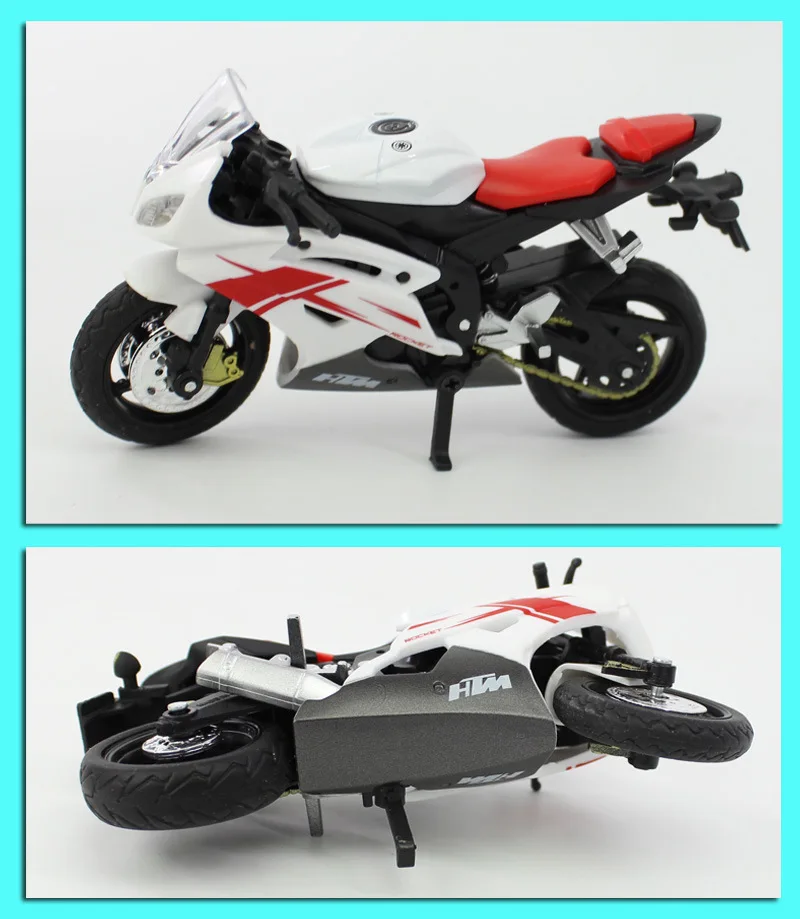 1: 18 Honda Suzuki Yamaha Triumph модель мотоцикла с базой