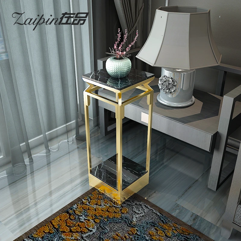 Northern Europe Marble Indoor Simplicity Flower Rack A Living Room Decorate Botany Frame Balcony Ground Storage Flower Rack