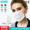 KN95 маски 5-100 шт Пылезащитная маска для лица FFP2 респиратор KN95 многоразовая маска для рта фильтр Защитная KN 95 Mascarillas FPP2 ► Фото 2/6