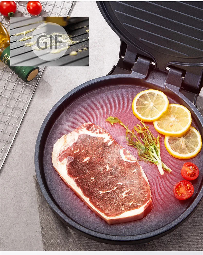 Non-stick Electric Crepe Maker Pizza Maker Pancake Crepe Making Pan 220V For Household Kitchen Tool