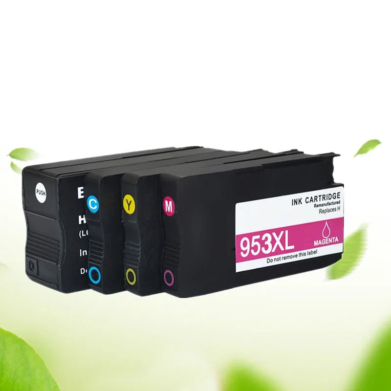 

4Pk Compatible Ink Cartridge 953 953Xl for Hp Pro 7740 8210 8218 8710 8715 8718 8719 8720 8725 8728 8730 8740 Printer for Hp953