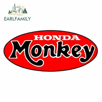 

EARLFAMILY 13cm x 5.9cm for Monkey Car Stickers and Decals Bumper Decoration Anime Occlusion Scratch Graffiti Sticker for Honda