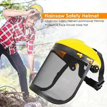 Прочный защитный шлем для лесного хозяйства, регулируемая сельскохозяйственная бензопила, газонокосилка, триммер, защитная шляпа, для работы, бензопила, доступ