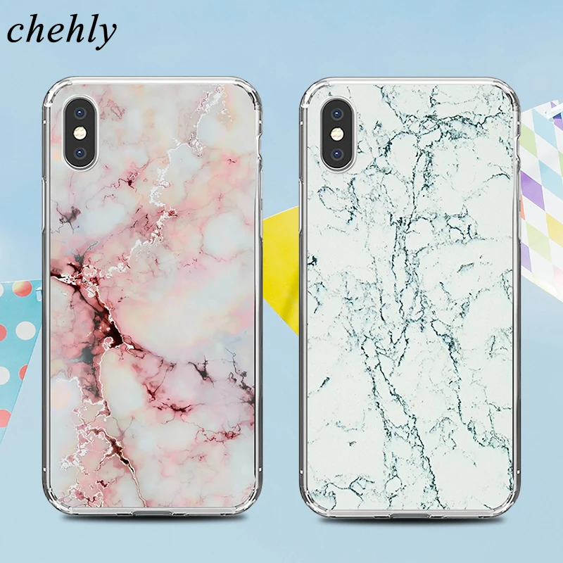 

Marble texture pattern Phone Case for iPhone X XS MAX XR 8 7 6s Plus Fashion Cases Soft Silicone Fitted Back Covers Accessories