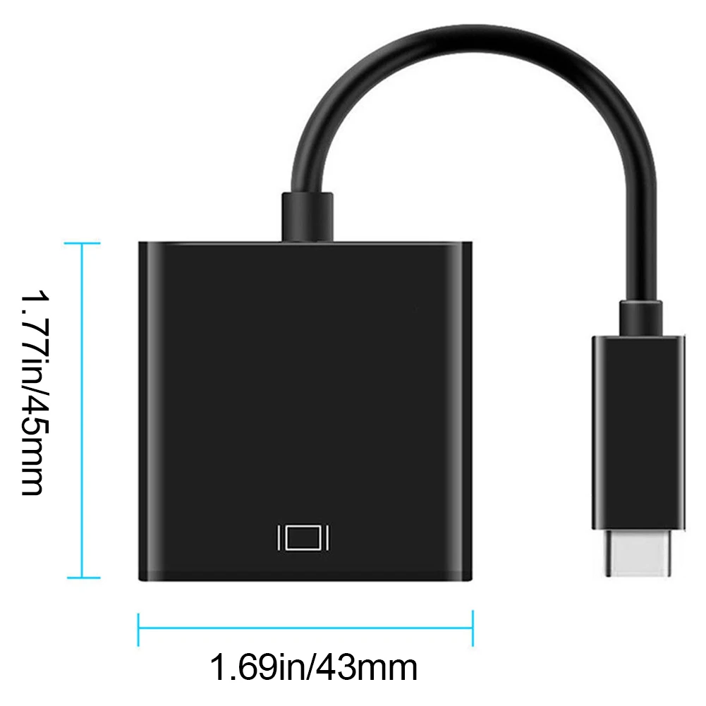 AAAE топ-USB-C тип-c к HDMI HDTV Кабель-адаптер для samsung Note 8 Note 9 S9 S8 Macbook