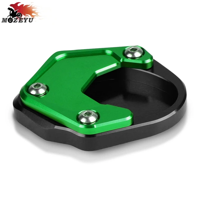 Side Stand Enlarge Kickstand Fit For KAWASAKI VERSYS650 VERSYS 650 2010-2019 2018 Motorcycle Accessories Sidestand Foot Enlarger 2 BK-GE