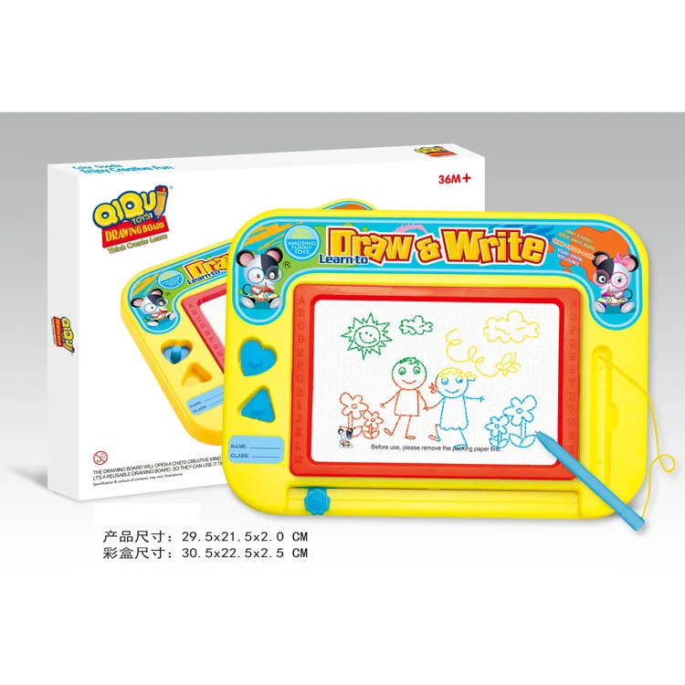 

Children Early Education Toy Color Magnetic Stamp Sketchpad Drawing Doodle Board Magnetic Drawing Board