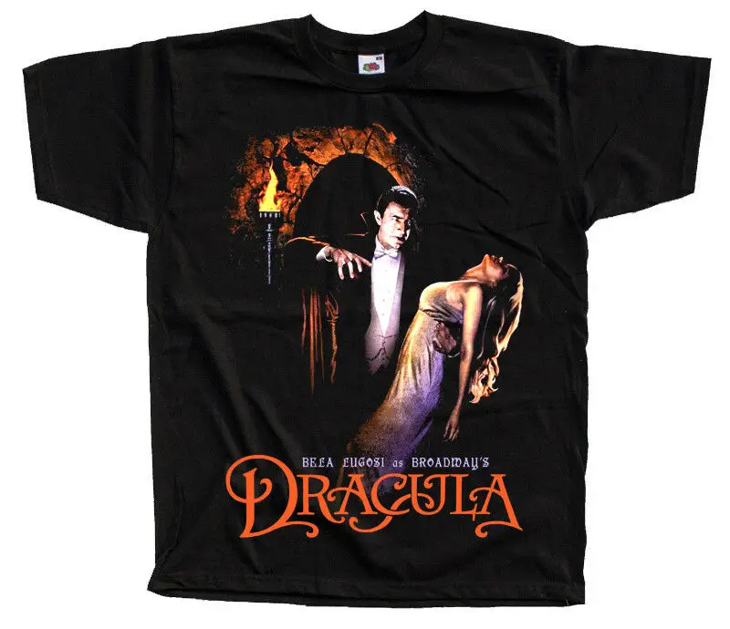 Bela Lugosi as Broadway's dracul постер с фильмом футболка (черная) все размеры 100% хлопок