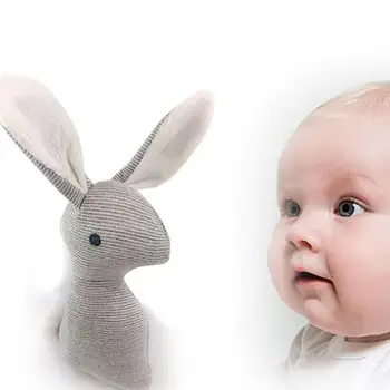 

Stuffed Toys Baby Rattle Animal Cute Rabbit Infant Hand Bell Plush Kid Toy With BB Sound Gift