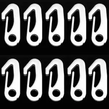 Нейлоновый флаг зажим для удочки флаг защелкивается крюк флаг Полюс крепления(упаковка 10,20, 50100) флагшток оборудования