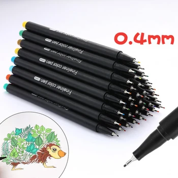 

12 24 36 60 Color marker Hook Line Pen Gel Ink Pen Fiber Pen Student Painting Special-purpose Signature pens writing supplies
