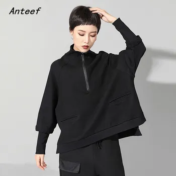 

long sleeve black plus size autumn winter casual loose tee t shirt women t-shirt ladies tshirt clothes 2020 tops streetwear