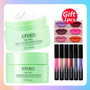 

Tea Tree Essence Acne Cream Face Anti Acne Marks Rough Pores Deep Moisturizing Control Oil Acne Treatment Face Skin Care Cream